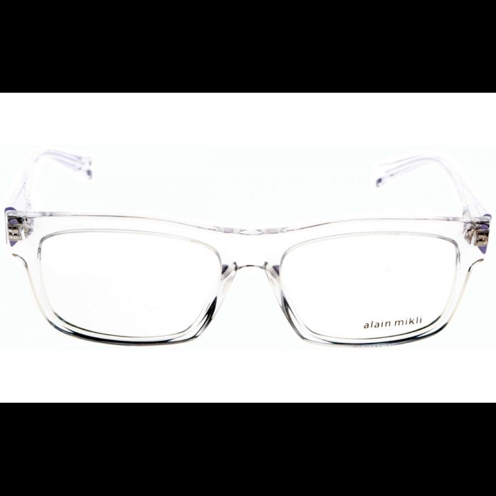 Alain Mikli A01103 Glasses Crystal frame with Case and Cleaning Wipes - Picture 2 of 10